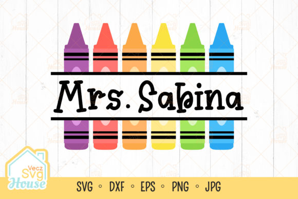 Download Crayon Split Monogram Frame Name Svg - Premium Bundle